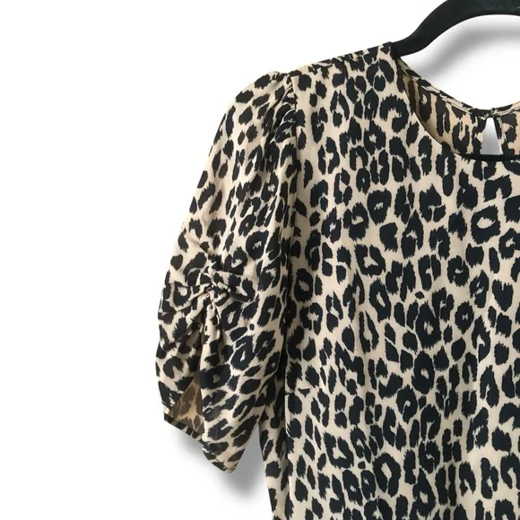 Reformation Gracie Leopard Print Short Mini Dress Size 6